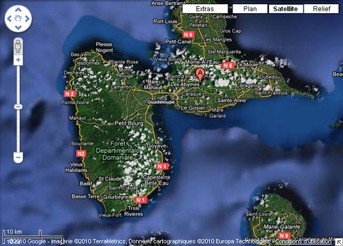 Basse Terre Guadeloupe plan