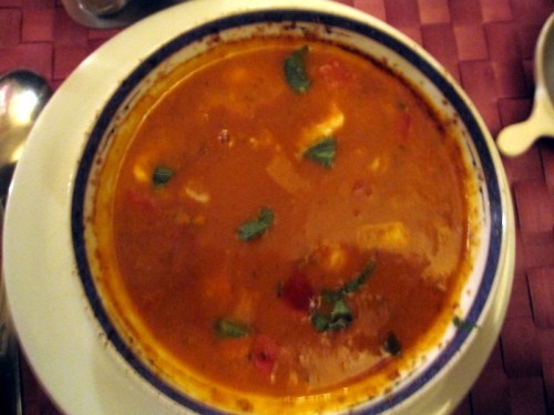 Soupe tomate mozzarella chez bibi