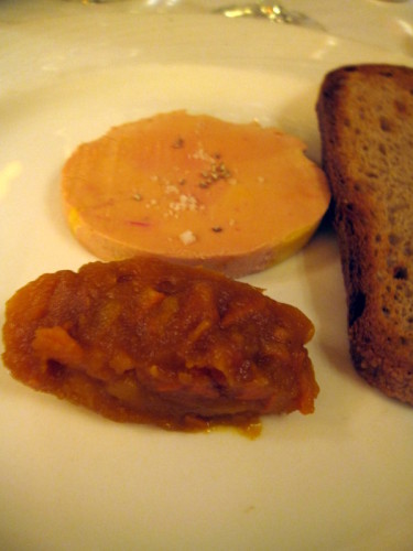 chez francoise 3 foie gras