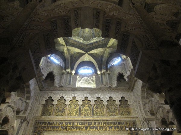 La grande mosquée de Cordoue donne envie de visiter des destinations orientales...