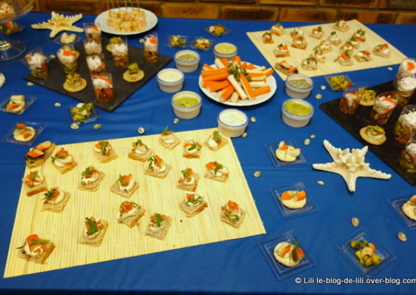 La soirée surimi : le buffet
