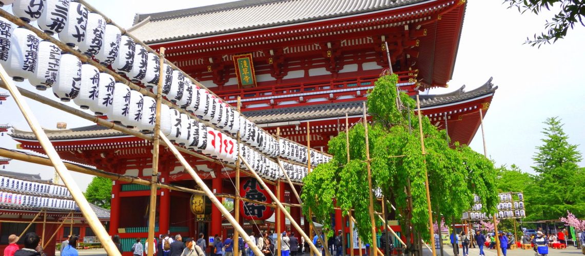 Le temple de Senso-Ji, Asakusa, Tokyo, Japon