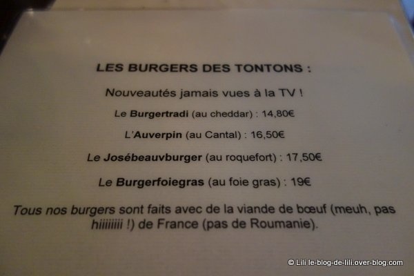 Les Tontons nous régalent pour le dîner : tartares et burger au menu !