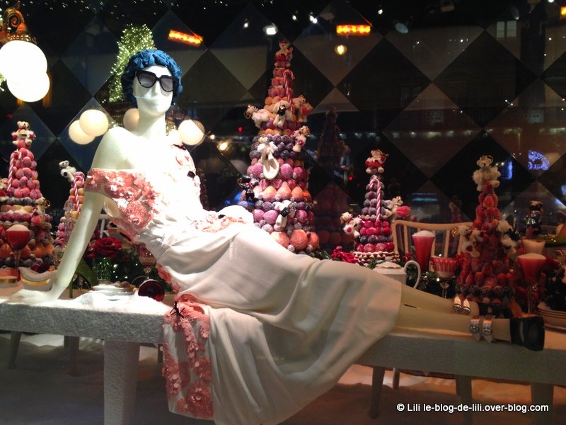 Noël 2013 : les vitrines du Printemps Haussmann