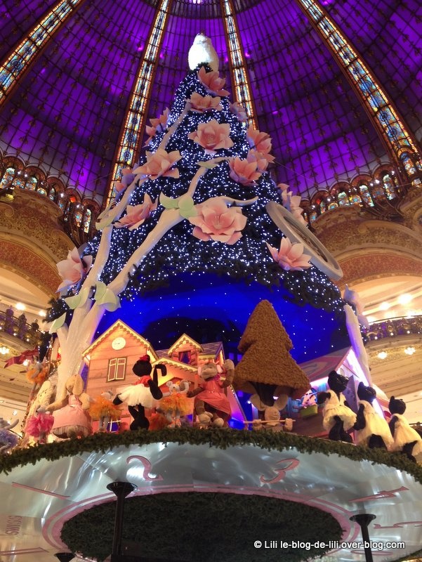 Noël 2013 : le sapin des Galeries Lafayette