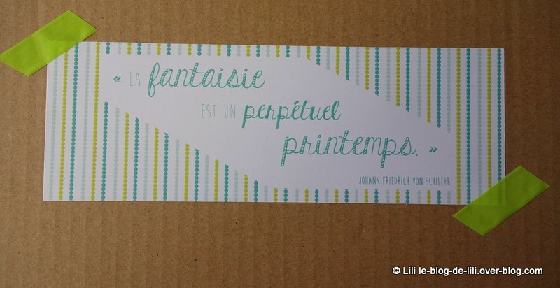 La fée de la BlanchePorte m'a envoyé une B♥Box printanière et colorée