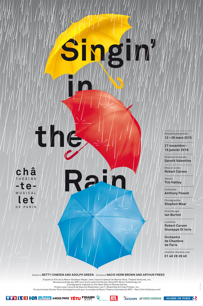 &quot;Singin' in the rain&quot;, la comédie musicale mythique au théâtre du Châtelet