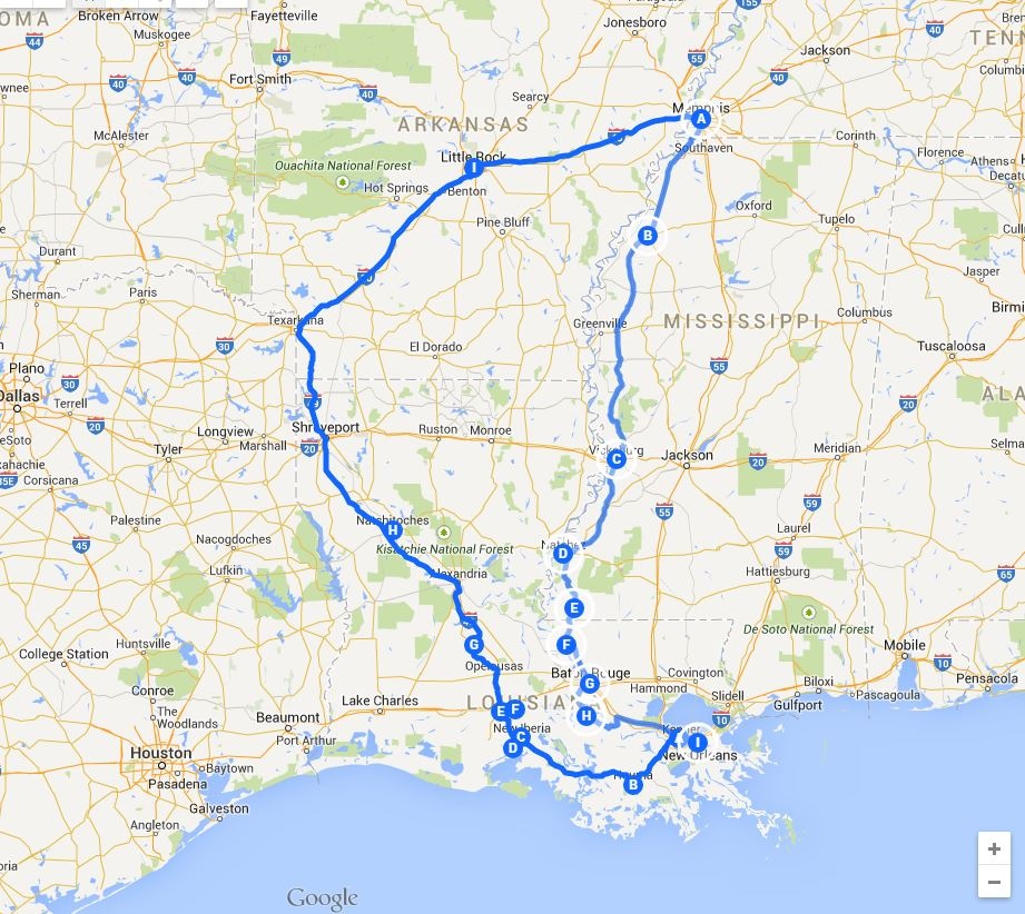 Notre road trip de deux semaines en Louisiane et dans le Sud des États-Unis