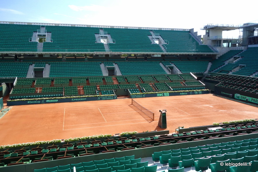 Visite des coulisses de Roland Garros, le stade des Internationaux de France de tennis