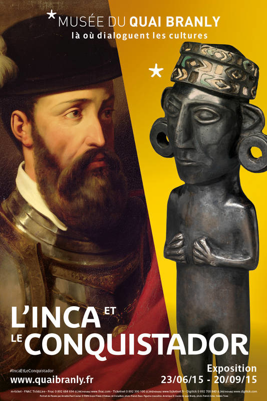 &quot;L'Inca et le Conquistador&quot; au musée du Quai Branly jusqu'au 20 septembre 2015