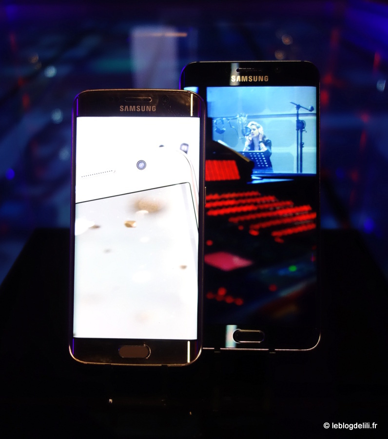 Le lancement du nouveau smartphone Samsung Galaxy S6 edge + à la piscine Molitor