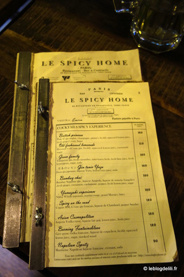 Les cocktails épicés et originaux du Spicy Home Paris