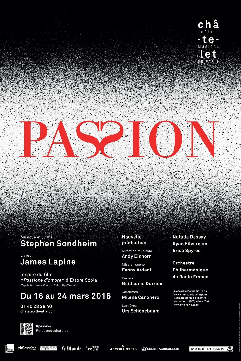 Passion : Broadway au théâtre du Châtelet, à Paris 