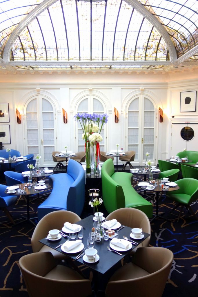 Le restaurant de l'hôtel Vernet, un 5 étoiles parisien