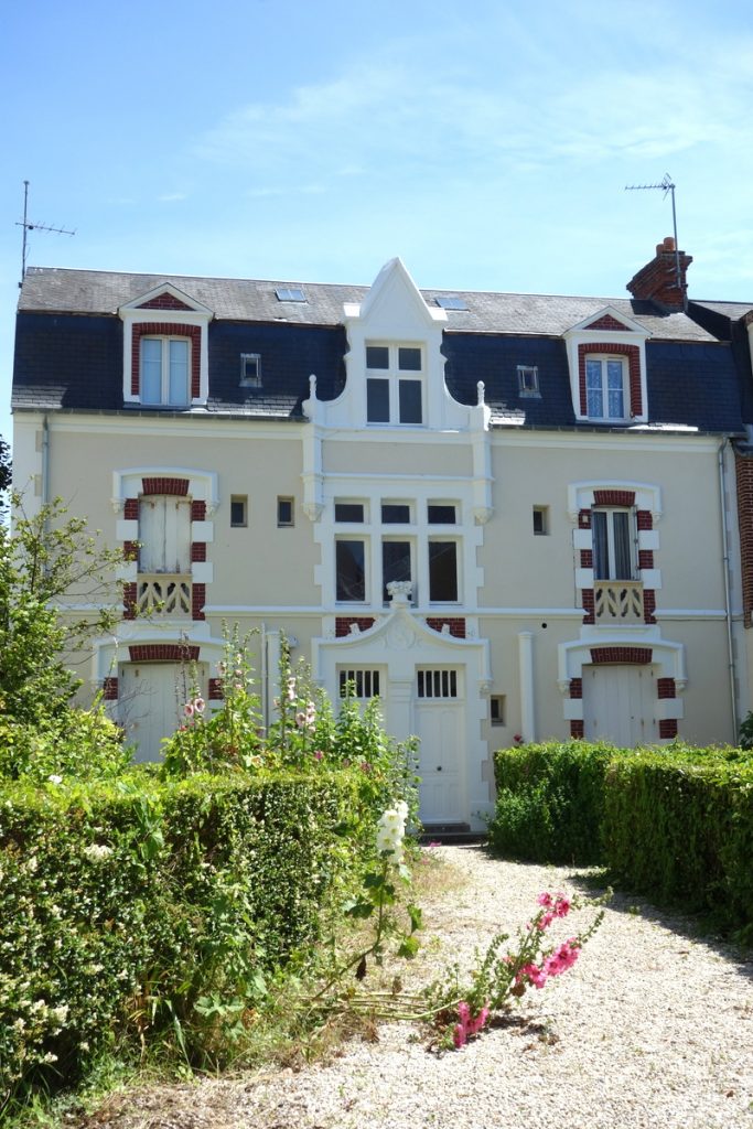 Les maisons du centre ville d'Houlgate dans le Calvados