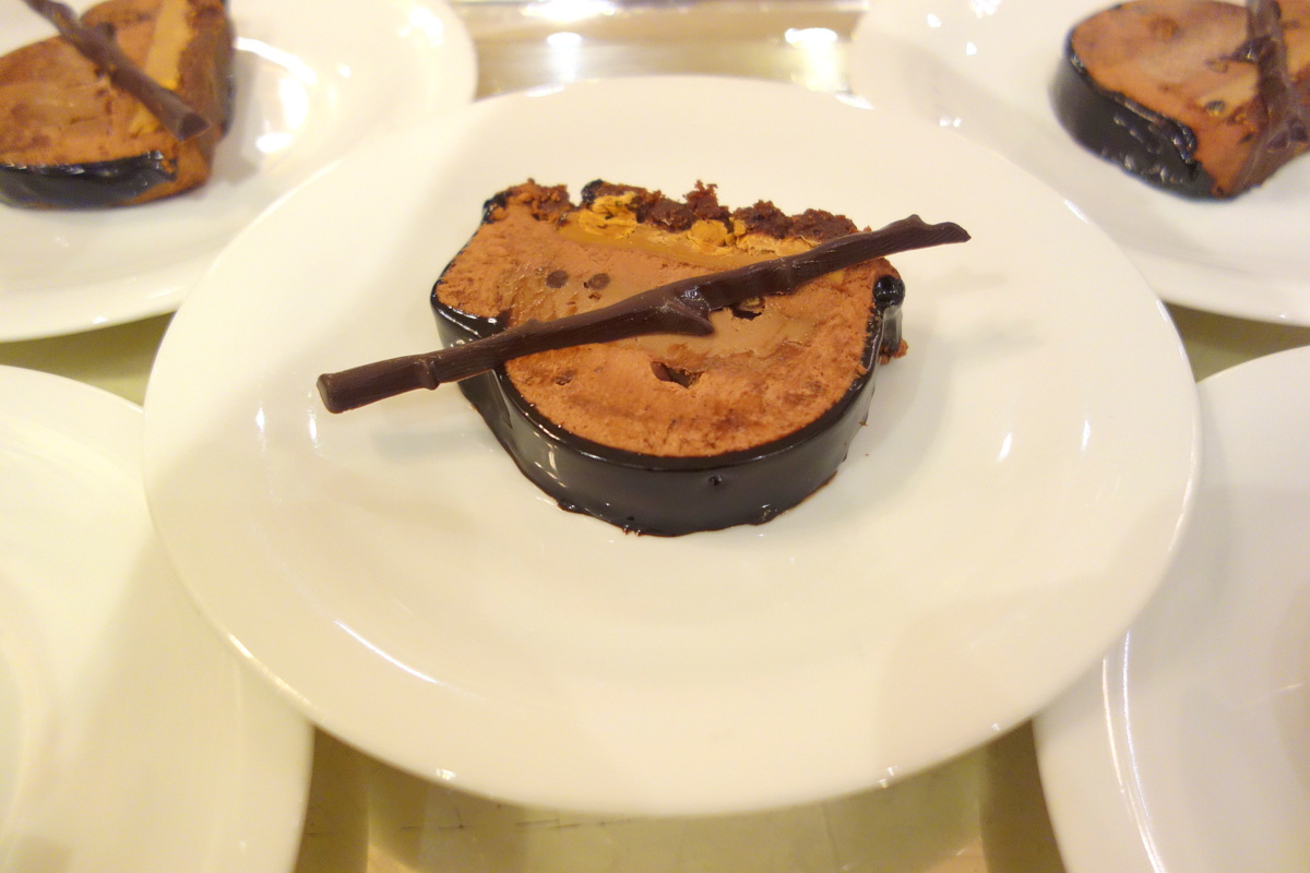 Bûche 2016 au chocolat - Le Céladon - Hôtel Westminster