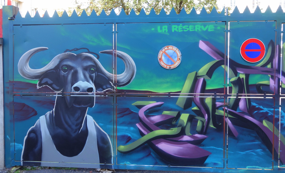 La réserve Malakoff - Lieu éphémère dédié au street art - Photo : le blog de Lili