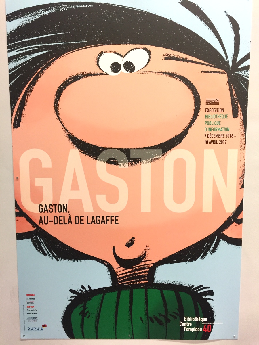 Gaston Lagaffe - Centre Pompidou - 2016-2017