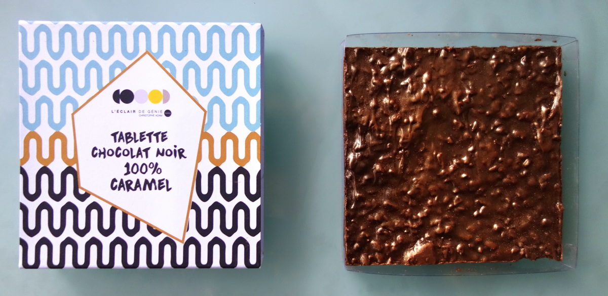 Tablette chocolat-caramel éclair de génie Monoprix