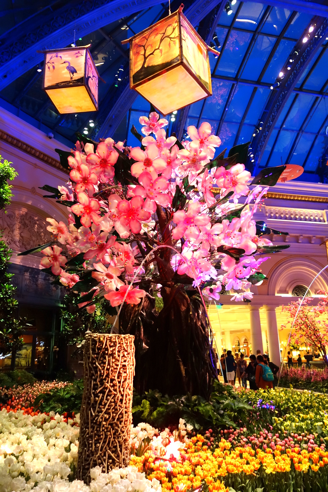 L'hôtel le Bellagio à Las Vegas : jardin botanique