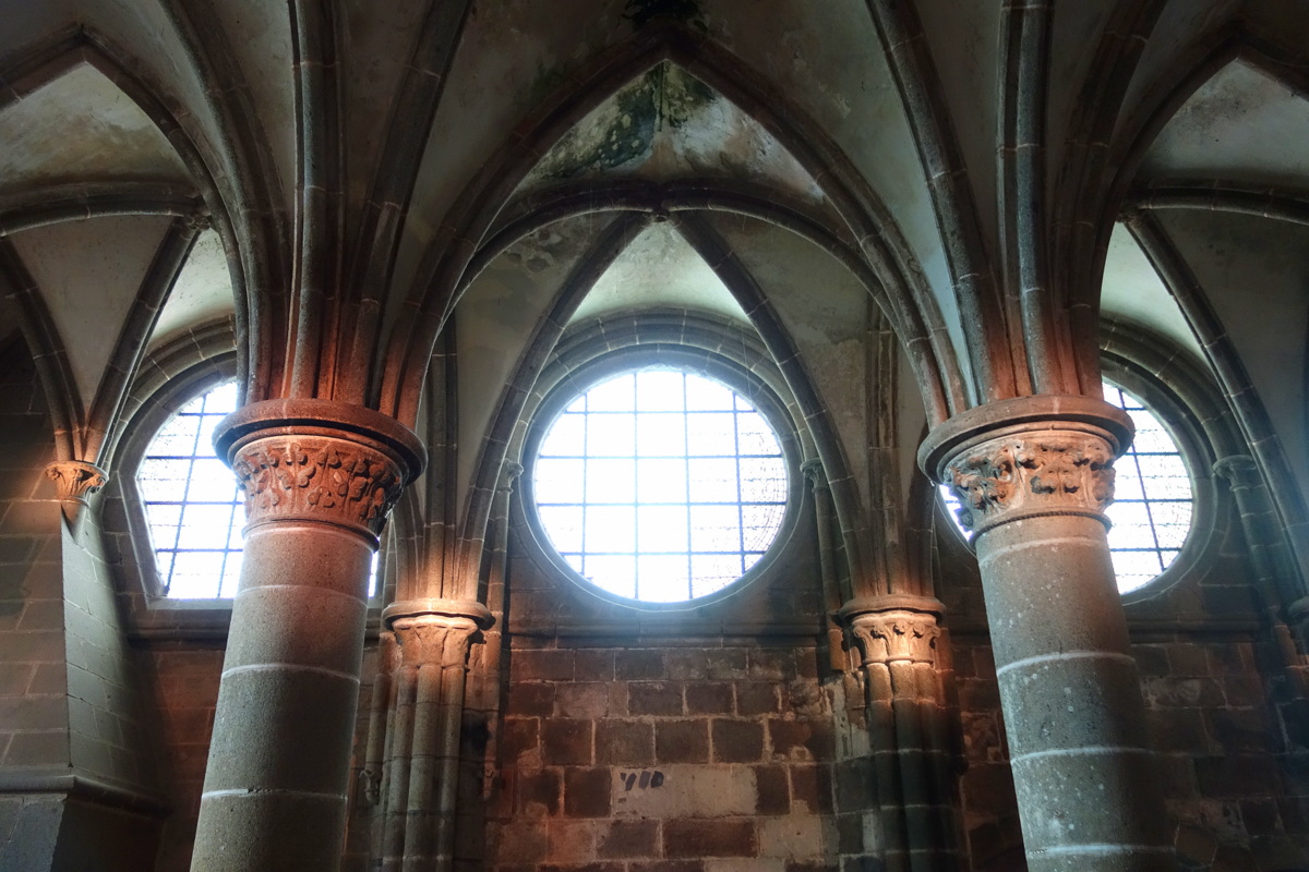 Mont-Saint-Michel - Intérieurs de l'abbaye