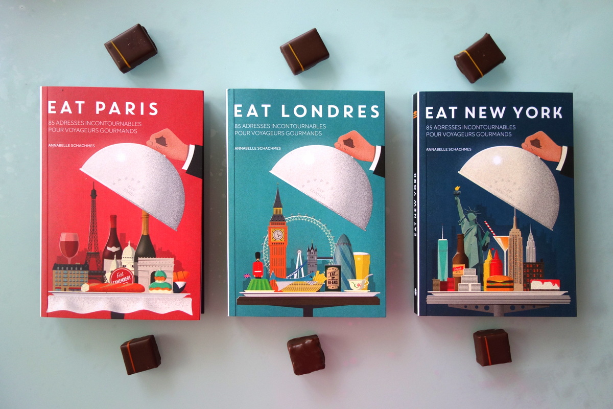 Guides Eat Paris, London et New York des éditions Tana