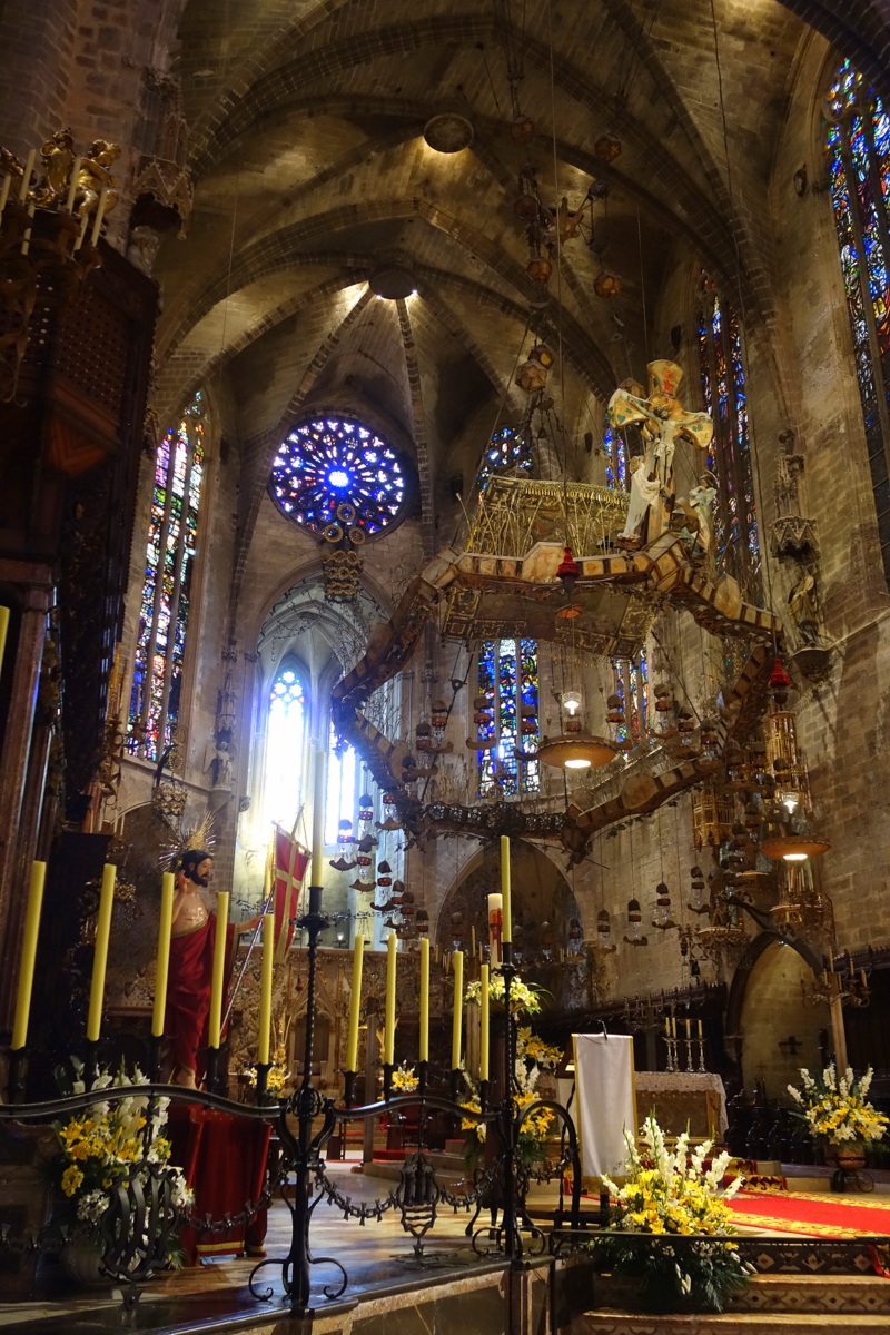 La cathédrale de Palma de Majorque, aux Baléares