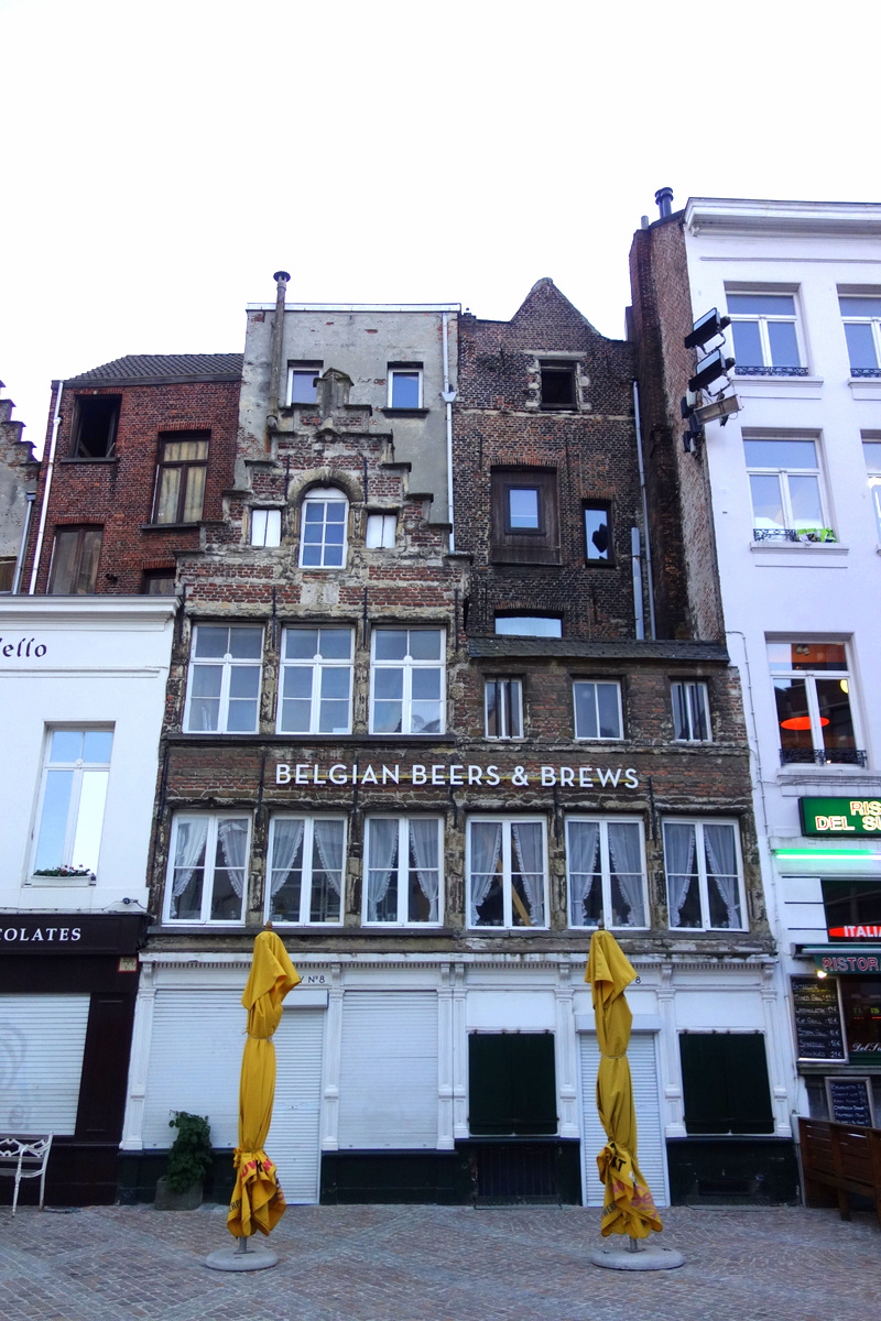 Les rues d'Anvers, en Flandre