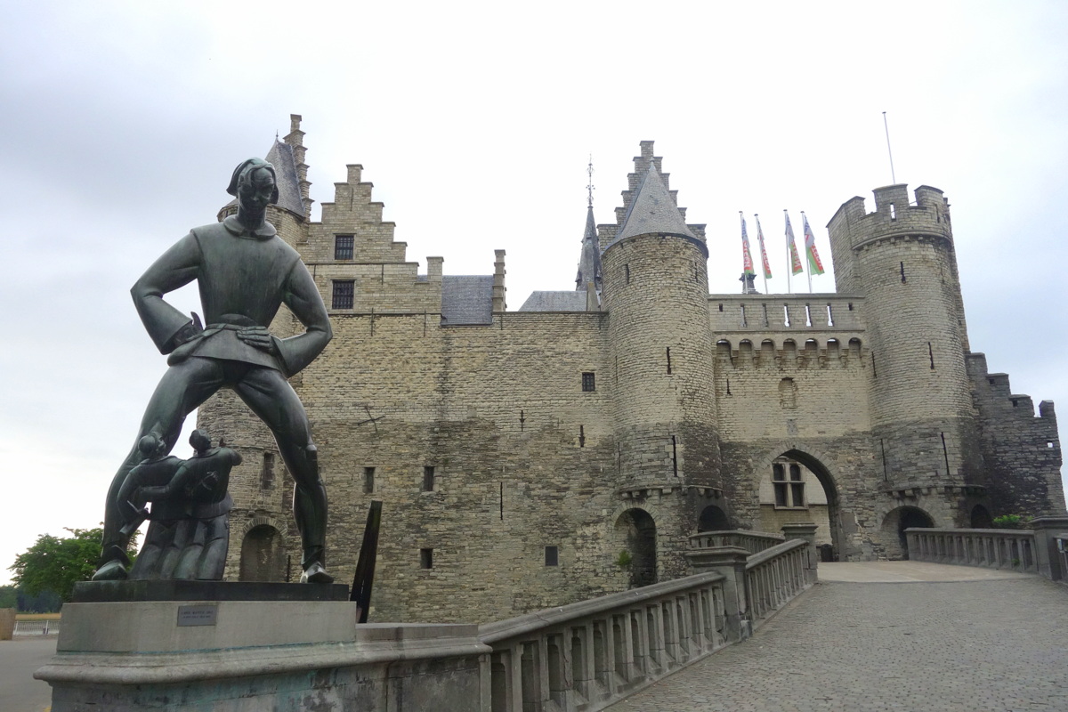 Le château d'Anvers en Flandre