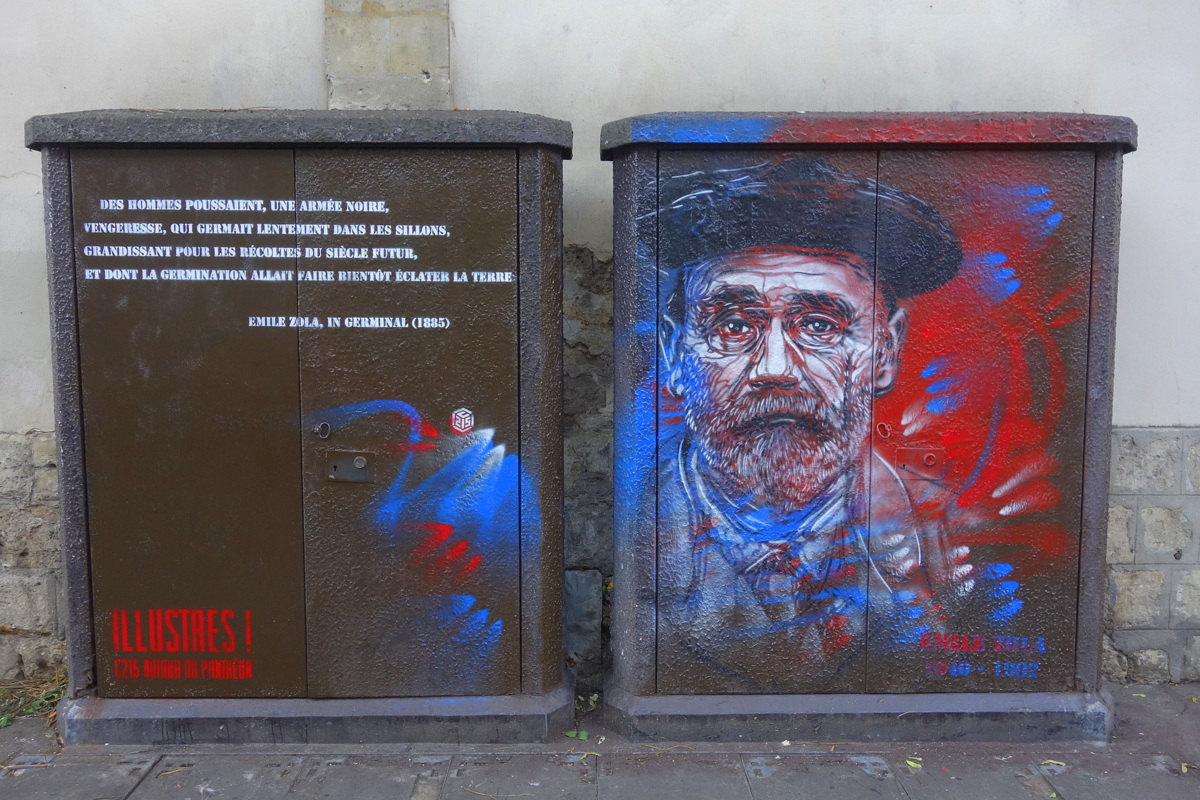 Street art à Paris - Illustres ! C215 autour du Panthéon