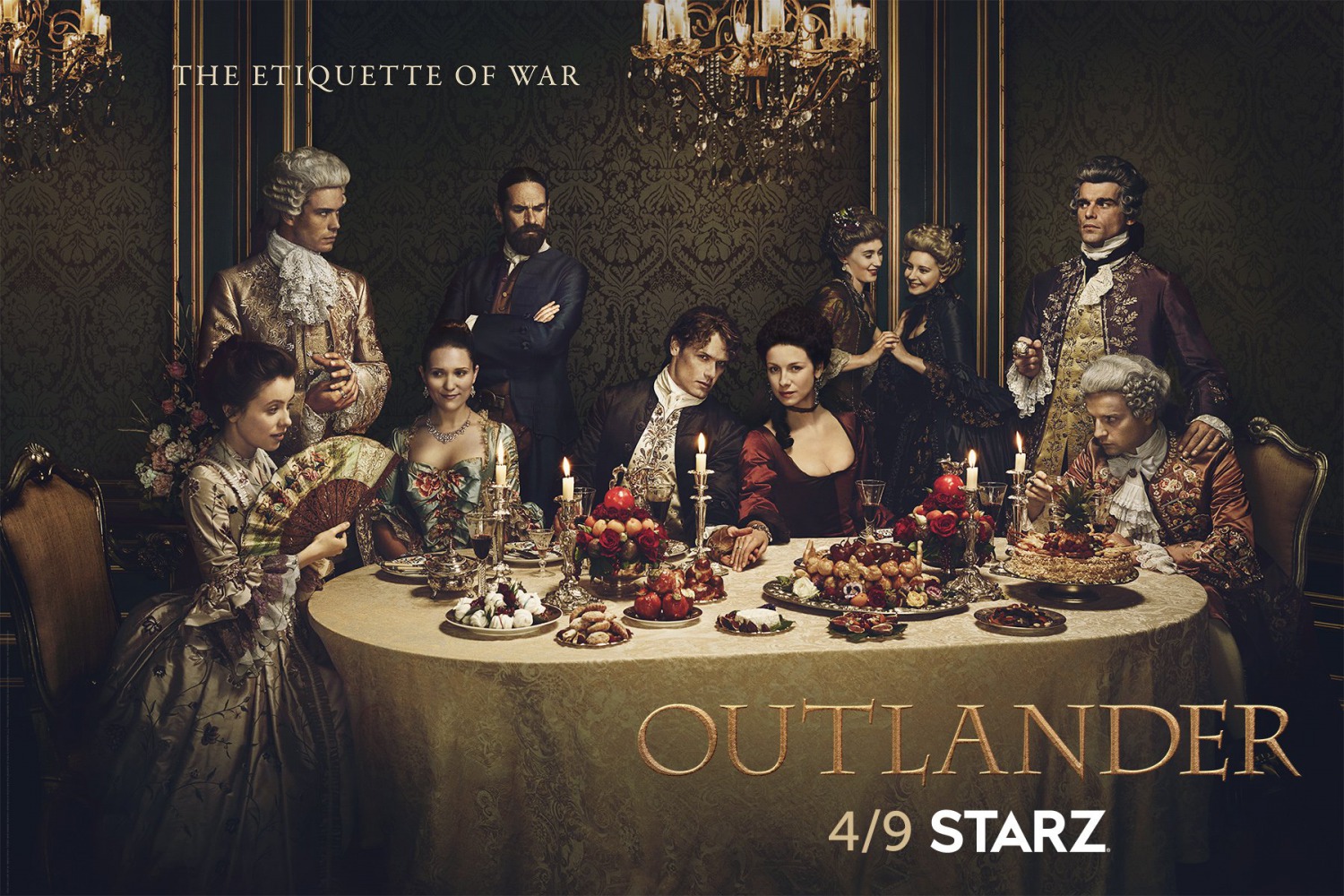 Outlander - Claire et Jamie Fraser à la cour du roi de France