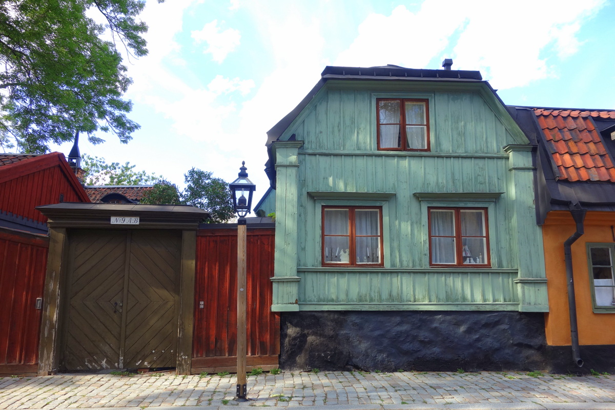 Stockholm - Les vieilles maisons suédoises de Södermalm